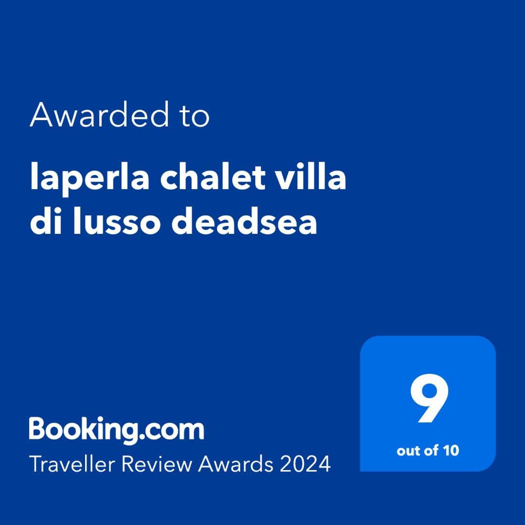 Laperla Chalet Villa Di Lusso Deadsea Sweimeh 外观 照片